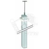 Connect Колонна 2-сторонняя К45 с телескопическим упором 110х80 мм 3м SC алюминий