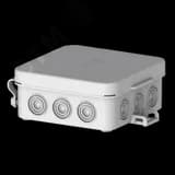 Коробка распаячная ОУ 97х80х35мм уст.лапки 12 мембр.вводов полип.серая IP55