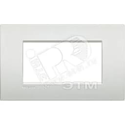 LivingLight Рамка AIR 4 поста Белый жемчуг