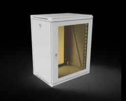 Шкаф телекоммуникационный настенный разборный МИКсистем 19" Keys 15U 600*450 дверь стекло