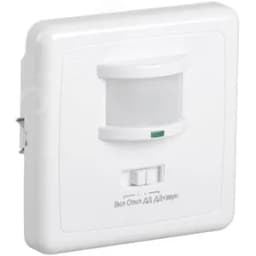 Датчик движения ДД 035 белый, макс. нагрузка 500Вт, угол обзора 140град., дальность 12м, IP20, IEK