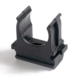 Крепёж-клипса для труб Полистирол черная d16 мм (100шт/2000шт уп/кор) Промрукав