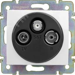VALENA Розетка TV-FM-SAT проходная 1 4дБ в рамку белая 774437 LEGRAND