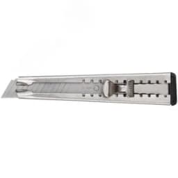 Нож технический "Техно" 18 мм, метал.корпус, метал.фиксатор