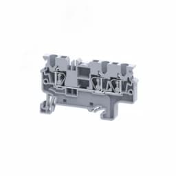 Клемма с тремя контактами 2,5 кв.мм пружинная OptiClip СХ-2,5-TRIPLET-I-серый