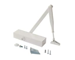 Доводчик дверной (вес двери 150 кг), белый, со стандартной рычажной тягой TS Profil EN2/3/4 BCA Dormakaba