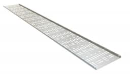 Перфорированный вертикальный кабельный организатор-лоток 150х9 мм Hyperline CDV-150x9-42U-RAL7035