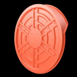 Зеркало дорожное с защитным козырьком d-1000 мм ГОСТ Р 52766-2007