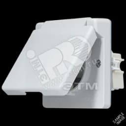 Розетка штепсельная SCHUKO накладная 16A 250V двойная