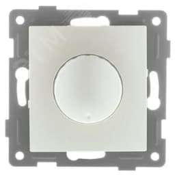 Диммер Bravo, 500 W, механизм, с накладкой и воротком, жемчуг