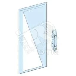 Дверь навесного шкафа прозрачная 18 модулей