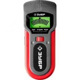 Металлодетектор многофункц, , , ЖК дисплей, автокалибровка, металл(38мм), проводка(50мм), дерево(19мм) ЗУБР