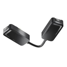 Коннектор питания угловой Radity встраиваемый черный Technical TRA084CPCB12