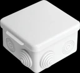 Коробка распаячная, для наружного монтажа 80x80x50 ПожТехКабель 030-031