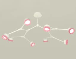 Комплект подвесного поворотного светильника с композитным хрусталем Ambrella Light XB9059200