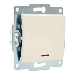 KARINA Выключатель с подсветкой крем (10шт/120шт)