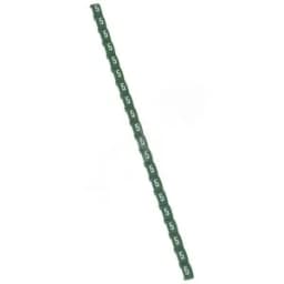 Маркер для кабеля цифра (5) белая/зеленая Duplix 800шт Legrand Euro