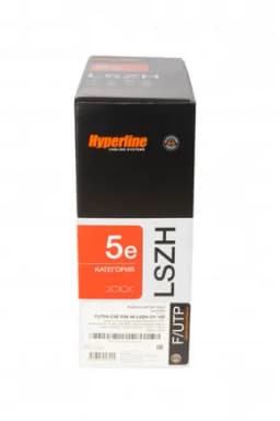 Кабель витая пара Hyperline FUTP4-C5E-P26-IN-LSZH-GY-100 (100 м)