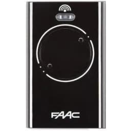 Брелок-передатчик XT2 868 SLH LR 868 МГц 2-канальный SLH код, функция MASTER-SLAVE, черного цвета 7870091 FAAC