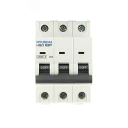 Автоматический выключатель HGD63P 3PMCS0000C 000633 полюса, 63А, ток к.з. 10kA, хар-ка C