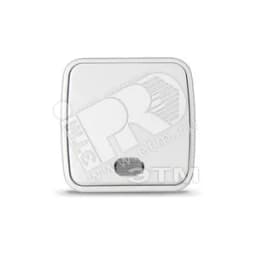 Выключатель Электра одноклавишный с подсветкой белый