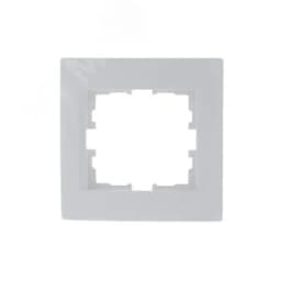 KARINA Рамка 1-ая горизонтальная б/вст белая (20шт/240шт)