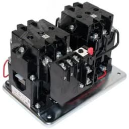 Пускатель электромагнитный ПМЕ-214 УХЛ4 В, 220В/50Гц, 2з+2р, 25А, реверсивный, с реле РТТ-141 21,3-25,0А, IP00