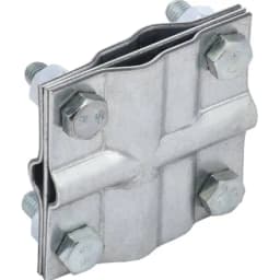 Зажим заземления крестообразный полоса/пруток-полоса/пруток оцинк. сталь IEK ZGC13-11-1-16-40