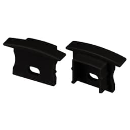 Заглушка LINE2315F с отверстием BLACK Arlight Пластик 044280