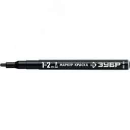 Маркер-краска Профессионал МК-200 круглый наконечник 1-2 мм черный