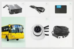 CARVIS Комплект видеонаблюдения для школьного автобуса под ПП РФ №969
