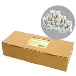 Зажим пружинный 6проводной проходной ЗНИ 25 JXB PT 25 серый LD579125 49248
