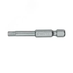 Бита шестигранная H8x50 мм 1/4" E6.3 Industrial WITTE