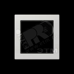 Рамка 1 пост светло-серая