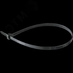 Хомут 400х7.6мм черный нейлон (100шт)