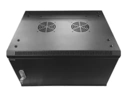 Шкаф настенный 6U серия WMA Wall Maestro 600х450х370 разборный передняя металлическая дверь черный Netko NWMA6406MWD60186BK