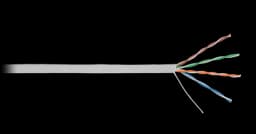 Кабель связи симметричный, для высокоскоростных сетей, внутренней прокладки LAN F/UTP 4x2x0.47 кат.5е (305 м) NETLAN EC-UF004-5E-PVC-GY