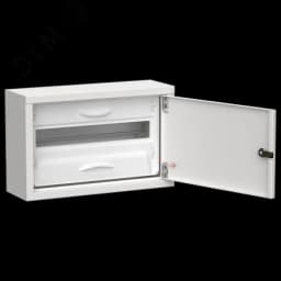 TITAN 5 Корпус металлический ЩРн-18 (1х18) 268х420х140мм IP31 белый (одна дверь) IEK