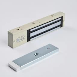 Электромагнитный замок (сила удержания 280кг), с двумя встроенными датчиками, цвет серый RAL7032 (галечный серый) RL-EM280-LSG R-Lock