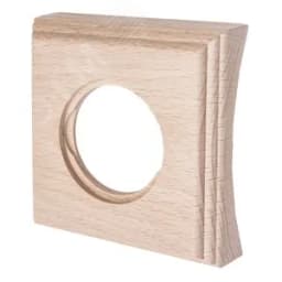 Шедель Рамка 1 постовая для скрытого монтажа (Натурэль на бревно 240мм) BF4C24-610-10 Бирони