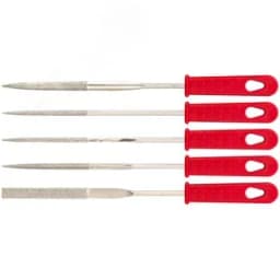 Надфили алмазные, 5 шт, 3x160 мм (узкие) FIT