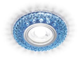 Встраиваемый точечный светильник MR16 с LED подсветкой Ambrella Light S291 BLWH