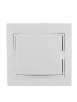 Выключатель 1-кл. СП Mira 10А IP20 с бел.вставкой бел. LEZARD 701-0202-100