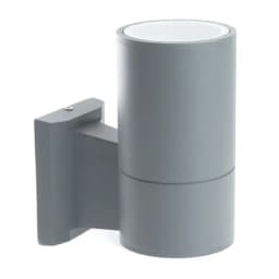 Светильник садовопарковый Feron DH0701 на стену вверх E27 230V серый 06297