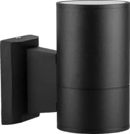 Светильник садовопарковый Feron DH0701 на стену вверх E27 230V черный 06296