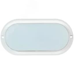 Светильник светодиодный ДПО 4011 8Вт IP54 4000K овал белый пластик IEK