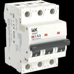 ARMAT Автоматический выключатель M06N-DC 3P Z 2А IEK