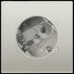 Розетка штепсельная SCHUKO 16A 250V с поворотом 45 гр. благородная сталь