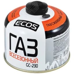 Газ всесезонный т.м. ECOS в баллоне, GC-230 (резьбовой EPI-GAS, 230 г, Корея)