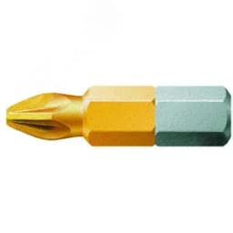 Бита 855/1 TiN PZ сверхтвердое покрытие нитридом титана хвостовик 1/4 C 6.3 PZ 2X25 мм WERA